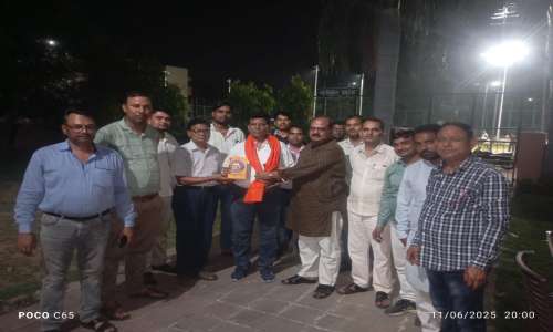 अशोक पांडेय बने भारतीय मजदूर संघ शाखा खड़िया के बने प्रभारी