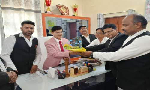 नवागत जनपद न्यायाधीश राम सूलीन सिंह का हुआ स्वागत समारोह